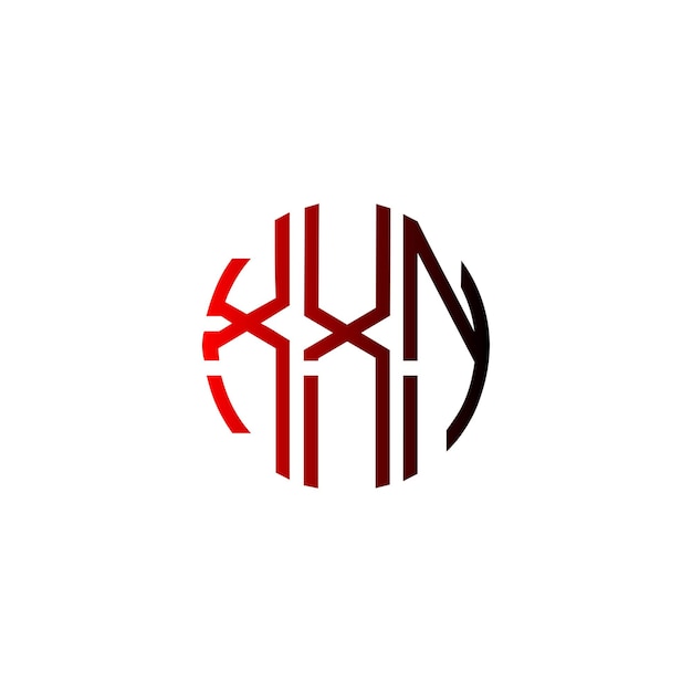 Diseño inicial de logotipo de monograma de espacio negativo minimalista moderno y atemporal