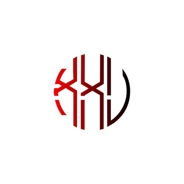 Diseño inicial de logotipo de monograma de espacio negativo minimalista moderno y atemporal