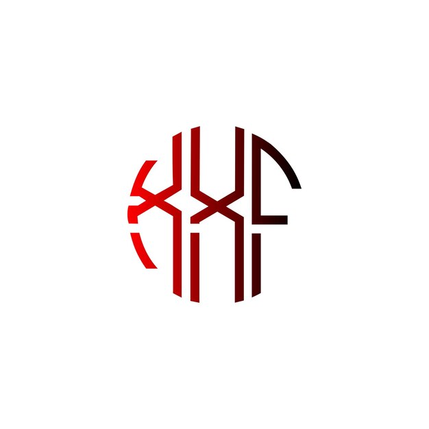 Diseño inicial de logotipo de monograma de espacio negativo minimalista moderno y atemporal