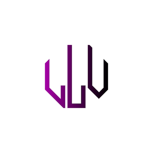 Diseño inicial de logotipo de monograma de espacio negativo minimalista moderno y atemporal