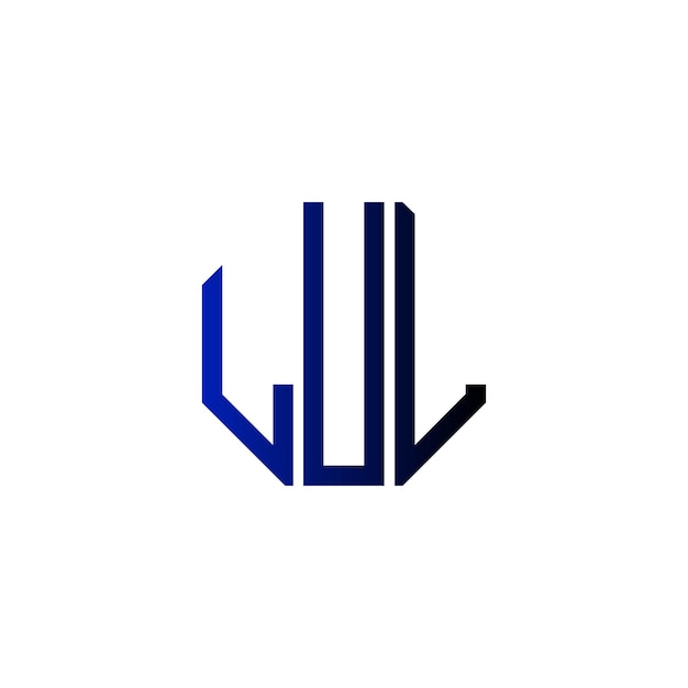 Diseño inicial de logotipo de monograma de espacio negativo minimalista moderno y atemporal