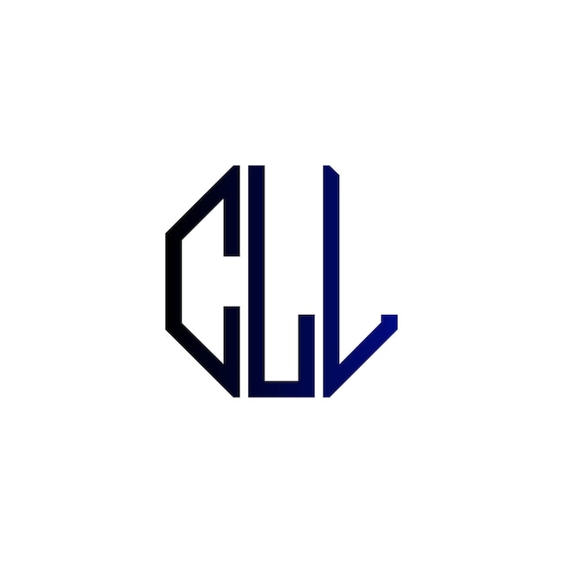 Diseño inicial de logotipo de monograma de espacio negativo minimalista moderno y atemporal