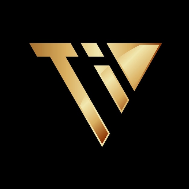 Diseño inicial del logotipo del triángulo TI