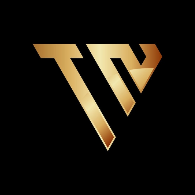 Diseño inicial del logotipo del triángulo TN