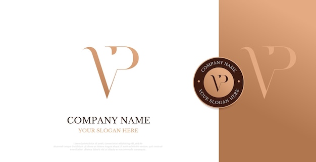 Diseño inicial del logotipo del VP Vector Elegant