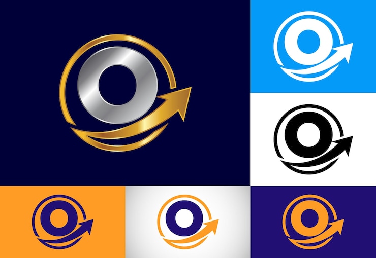 Vector diseño inicial del símbolo del alfabeto del monograma o incorporado con la flecha logotipo financiero o de éxito