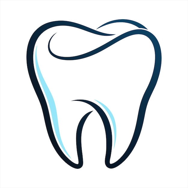 Diseño innovador del logotipo dental y del icono