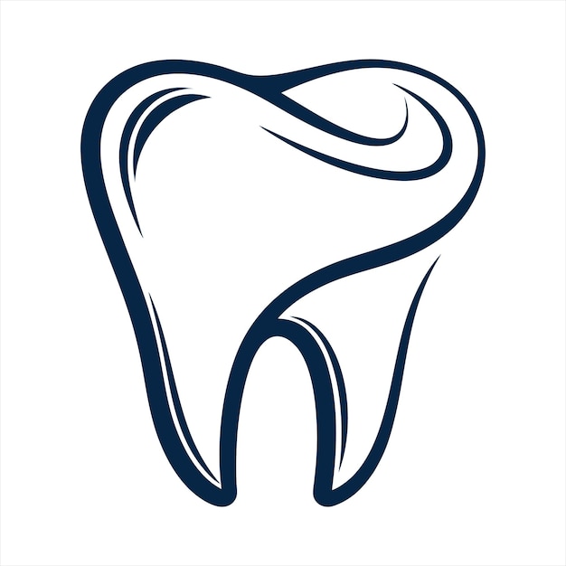 Diseño innovador del logotipo dental y del icono