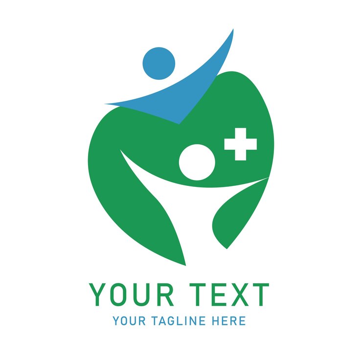 Diseño innovador de logotipos médicos para el bienestar