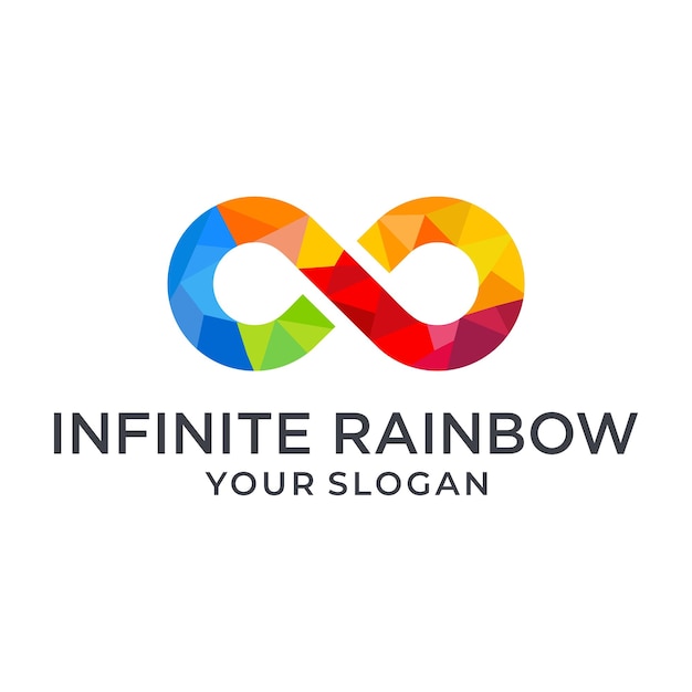 Diseño de inspiración Infinity Rainbow