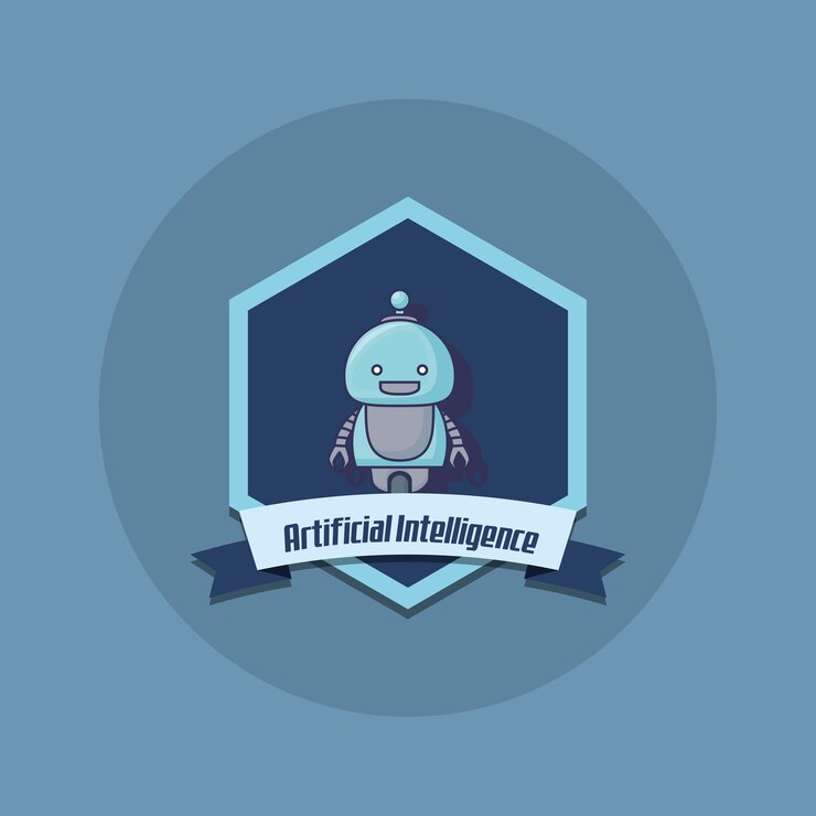 Vector diseño de inteligencia artificial