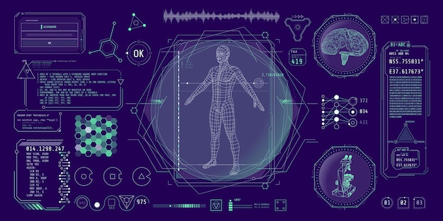 Diseño de interfaz Hud para la decodificación de grandes datos