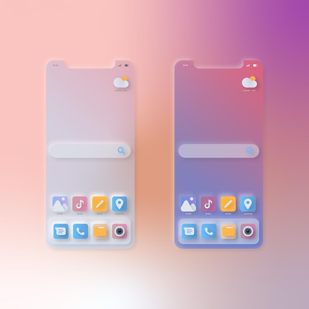 Diseño de interfaz móvil con UIUX