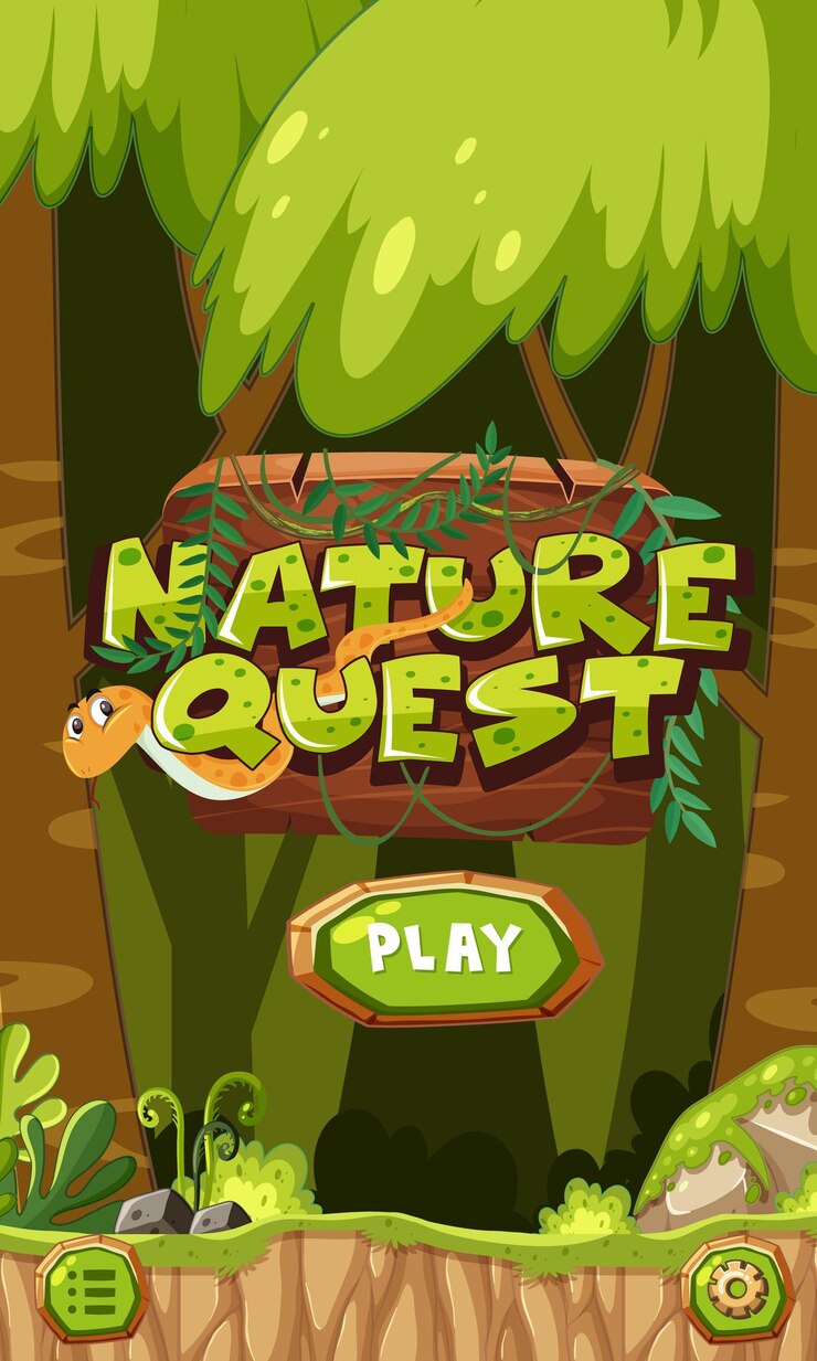 Vector diseño de interfaz de usuario de juegos de plataforma.