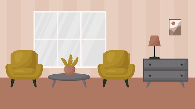 Diseño interior de la habitación
