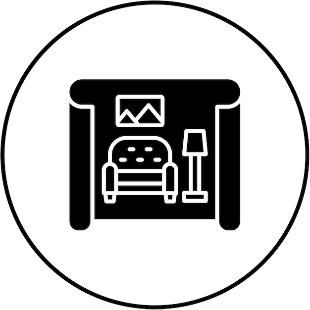 Diseño de interiores Icono