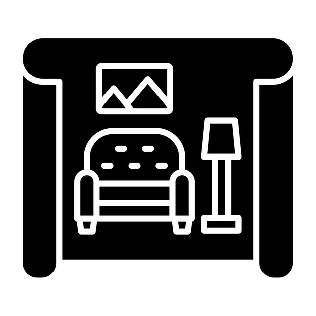 Diseño de interiores Icono
