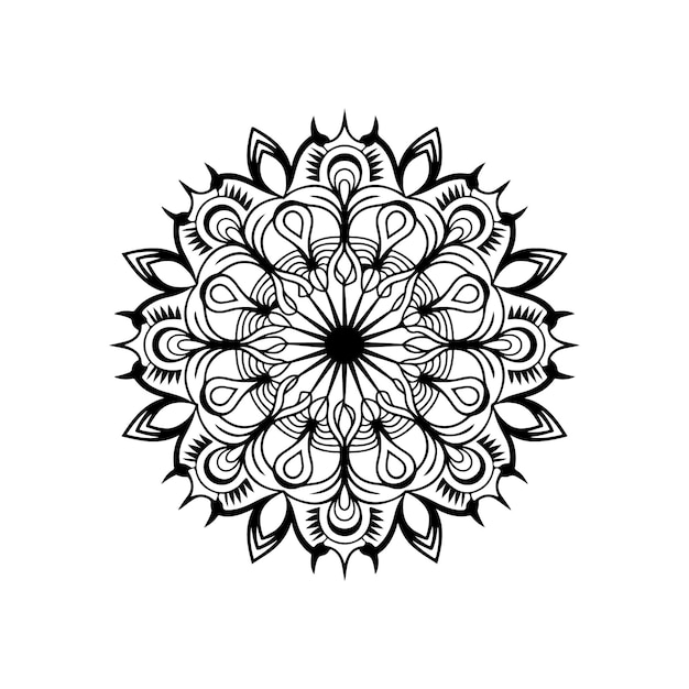 Diseño intrincado de mandalas para proyectos creativos