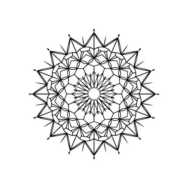 Diseño intrincado de mandalas para proyectos creativos