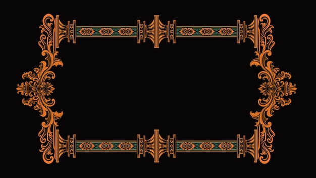 Diseño de invitación de boda de estilo retro clásico grabado vectorial, color editable