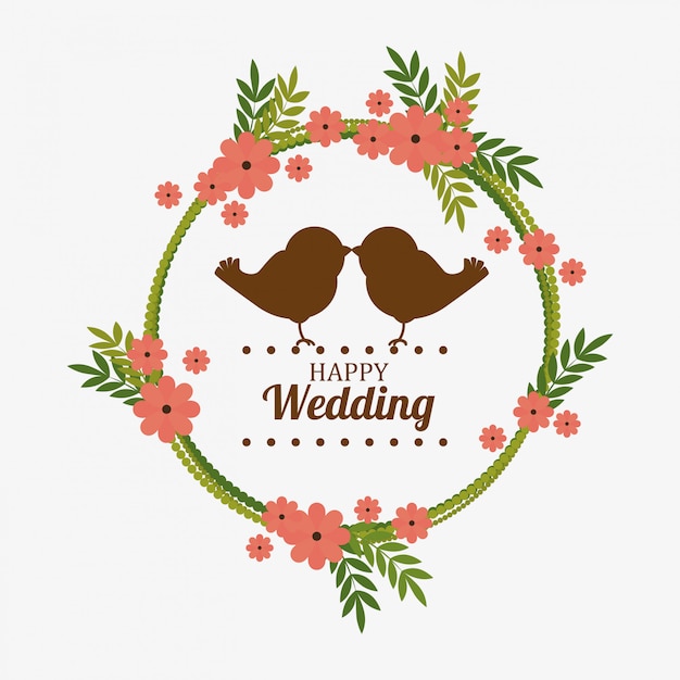 Diseño de invitación de boda