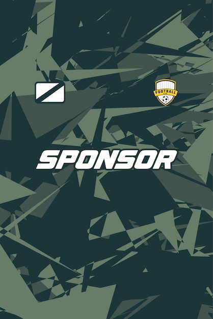 diseño de jersey abstracto listo para imprimir y puede ser personalizado con la mejor calidad