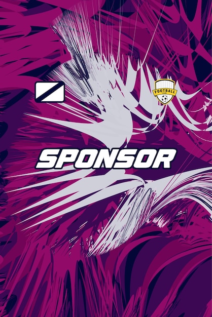 diseño de jersey abstracto listo para imprimir y puede ser personalizado con la mejor calidad