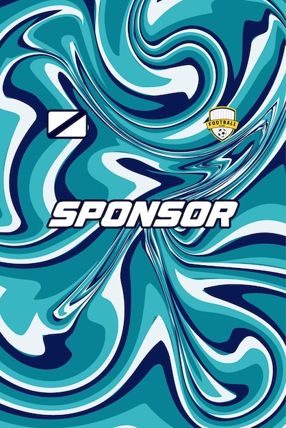 diseño de jersey abstracto listo para imprimir y puede ser personalizado con la mejor calidad