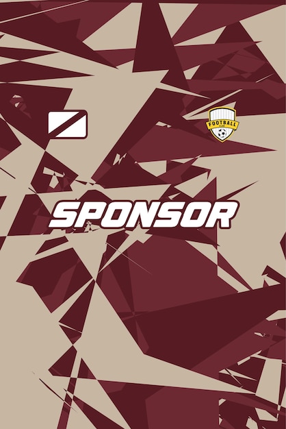 diseño de jersey abstracto listo para imprimir y puede ser personalizado con la mejor calidad