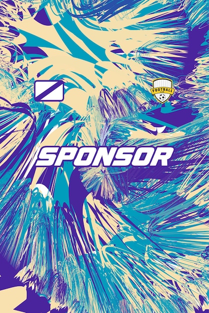 diseño de jersey abstracto listo para imprimir y puede ser personalizado con la mejor calidad