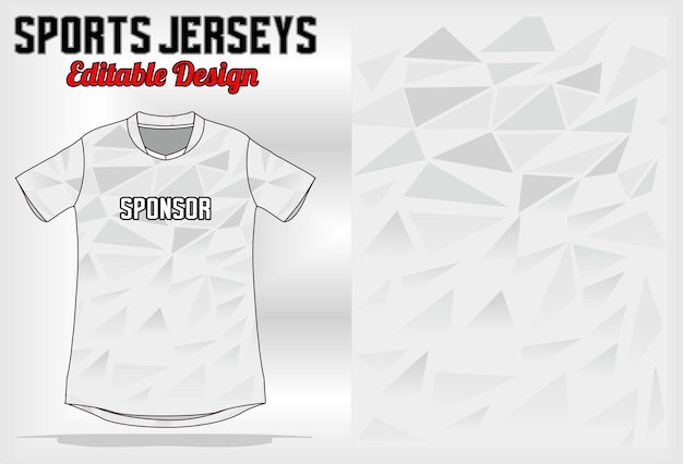 diseño de jersey adecuado para uniformes deportivos, fútbol, baloncesto, voleibol, ciclismo, etc.