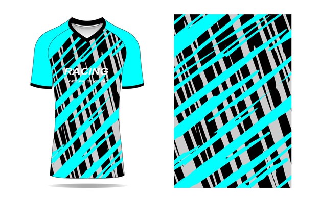 Diseño de jersey sublimación camiseta patrón geométrico premium increíble colección vectorial para fútbol