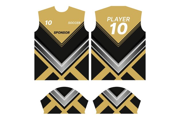 Vector diseño de jersey de sublimación plantilla moderna abstracta