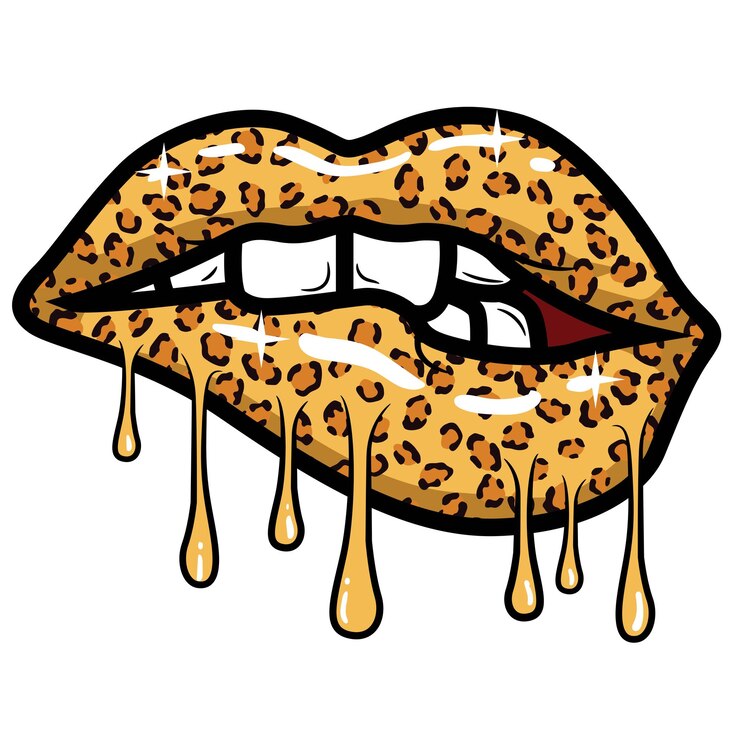 Vector diseño de labios