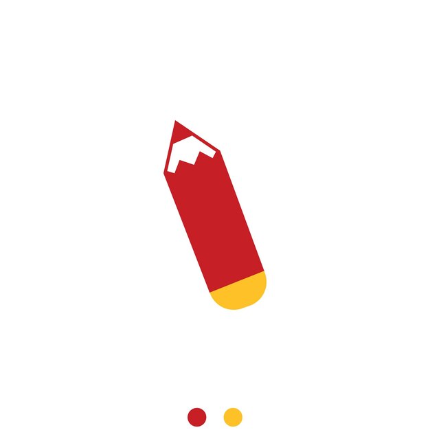 diseño de lápiz de escritura vectorial
