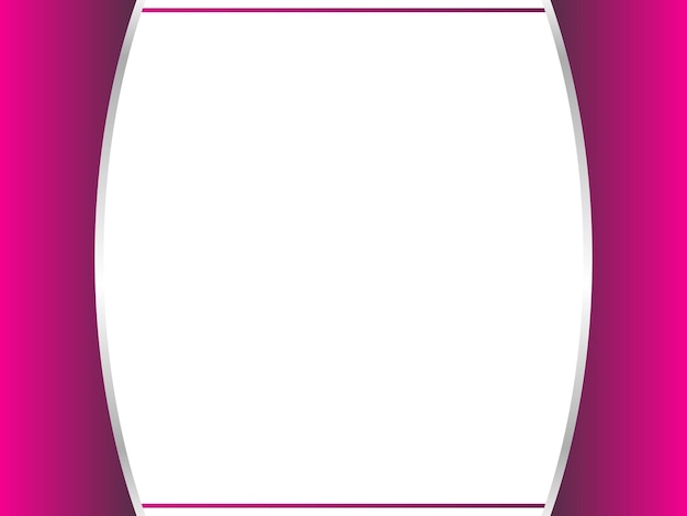 Diseño lateral degradado con vector de marco de contorno plateado