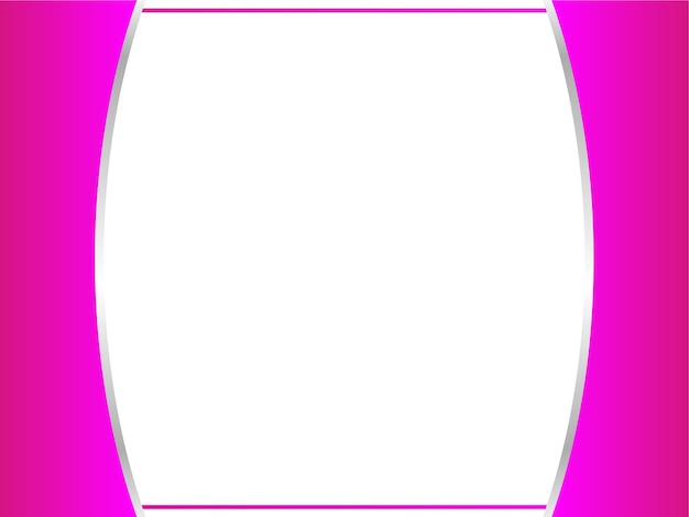 Diseño lateral degradado con vector de marco de contorno plateado
