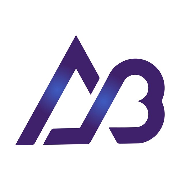 diseño de letra ab de marca de lujo vectorial, logotipo de letra AB, diseño de logotipo ab, diseño de logotipo ab colorido,