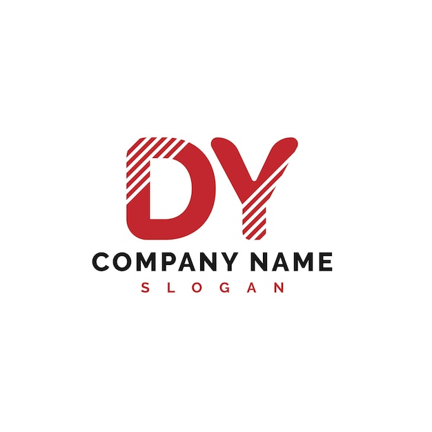 Diseño de la letra DY Logotipo de la letra DY Vector Ilustración Vector