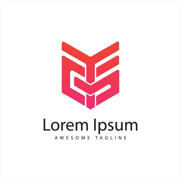 Diseño de la letra GY Icon Free
