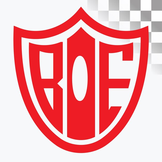 Diseño de la letra del logotipo de BOE