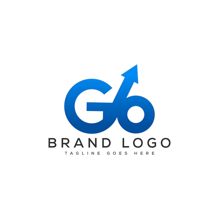 Vector diseño de la letra del logotipo de gb diseño de plantilla vectorial para la marca