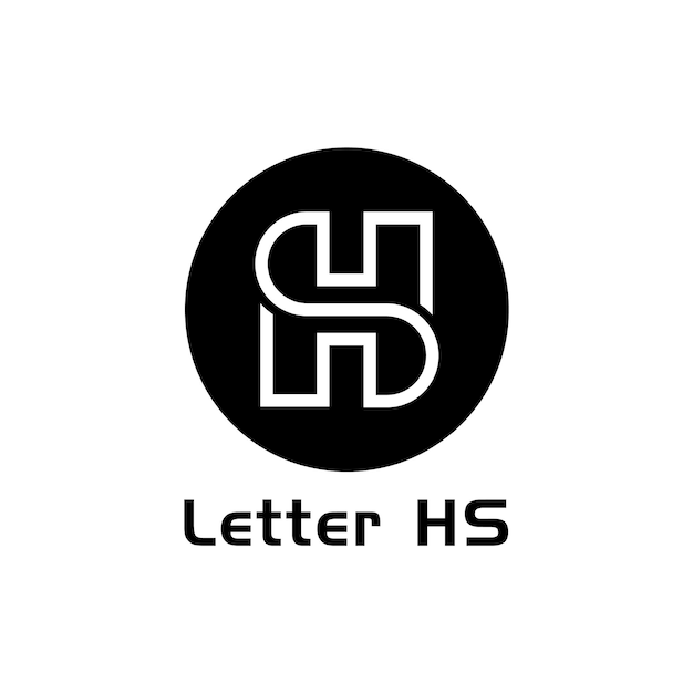 Diseño de la letra del logotipo del HS