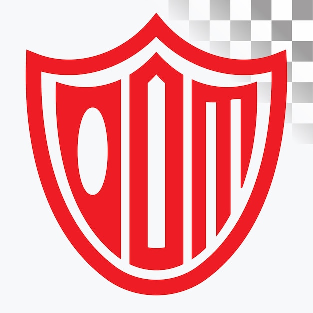 Diseño de la letra del logotipo ODM