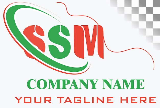 Diseño de la letra del logotipo de SSM