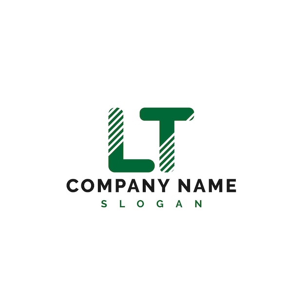 Diseño de la letra LT Logotipo de la letra LT Vector Ilustración Vector