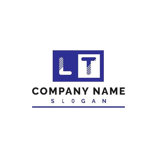Diseño de la letra LT Logotipo de la letra LT Vector Ilustración Vector