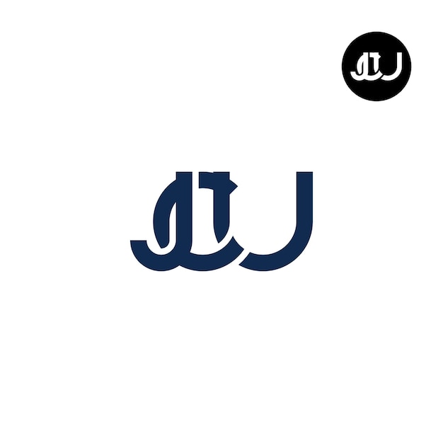 Diseño de la letra monograma del logotipo de la JCU