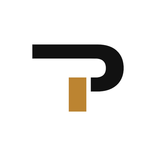 Diseño de la letra P del logotipo Creative Initial Letter P Diseño del logotipo