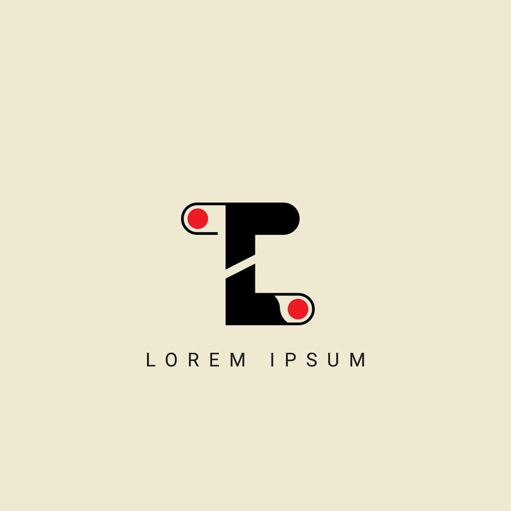 Vector diseño de la letra tl del logotipo tl polígono círculo triángulo hexágono plano y estilo simple con color blanco